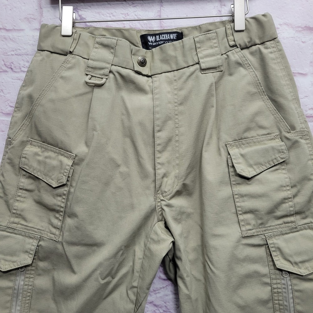 Blackhawk Warrior Wear Tactical Cargo Pants Men 34x34 Tan Khaki Gorpcore Utility - Picture 5 of 10